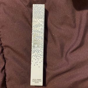 Kylie cosmetics super glitter gloss in shade milk and cookies